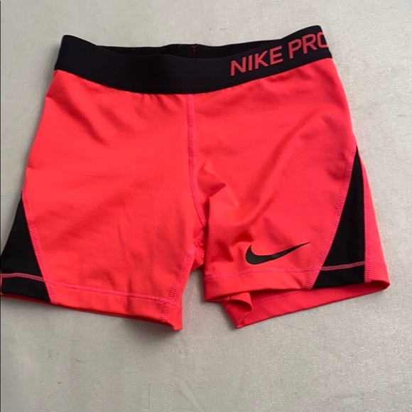 Nike Pro Racer pink and black athletic compression shorts 890222-617 - Picture 5 of 13